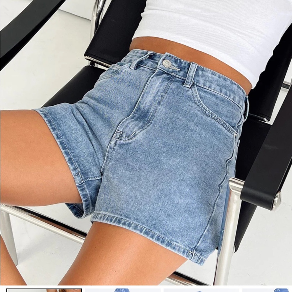 Classic Blue Denim Women's Shorts